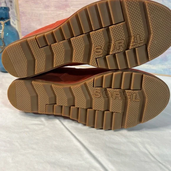 Sorel Women's Suede Ankle Booties - Rust - Picture 4 of 5